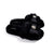Pretty You London Black Anya Slippers | Putti Fine Fashions 