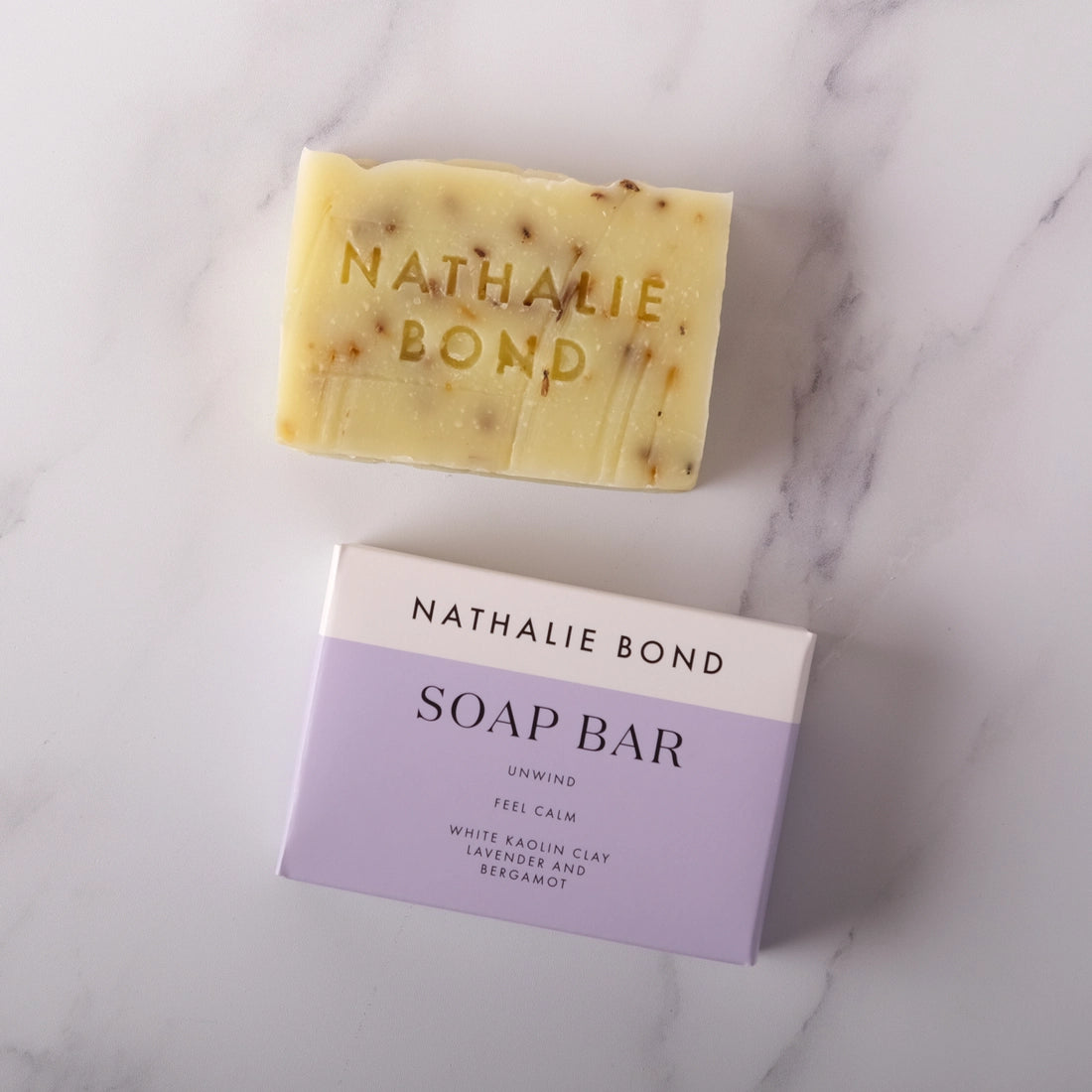 Nathalie Bond Lavender and Bergamot Soap | Putti Fine Furnishings 