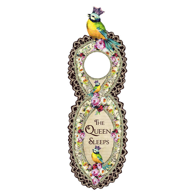 Doorknob Hanger - The Queen Sleeps
