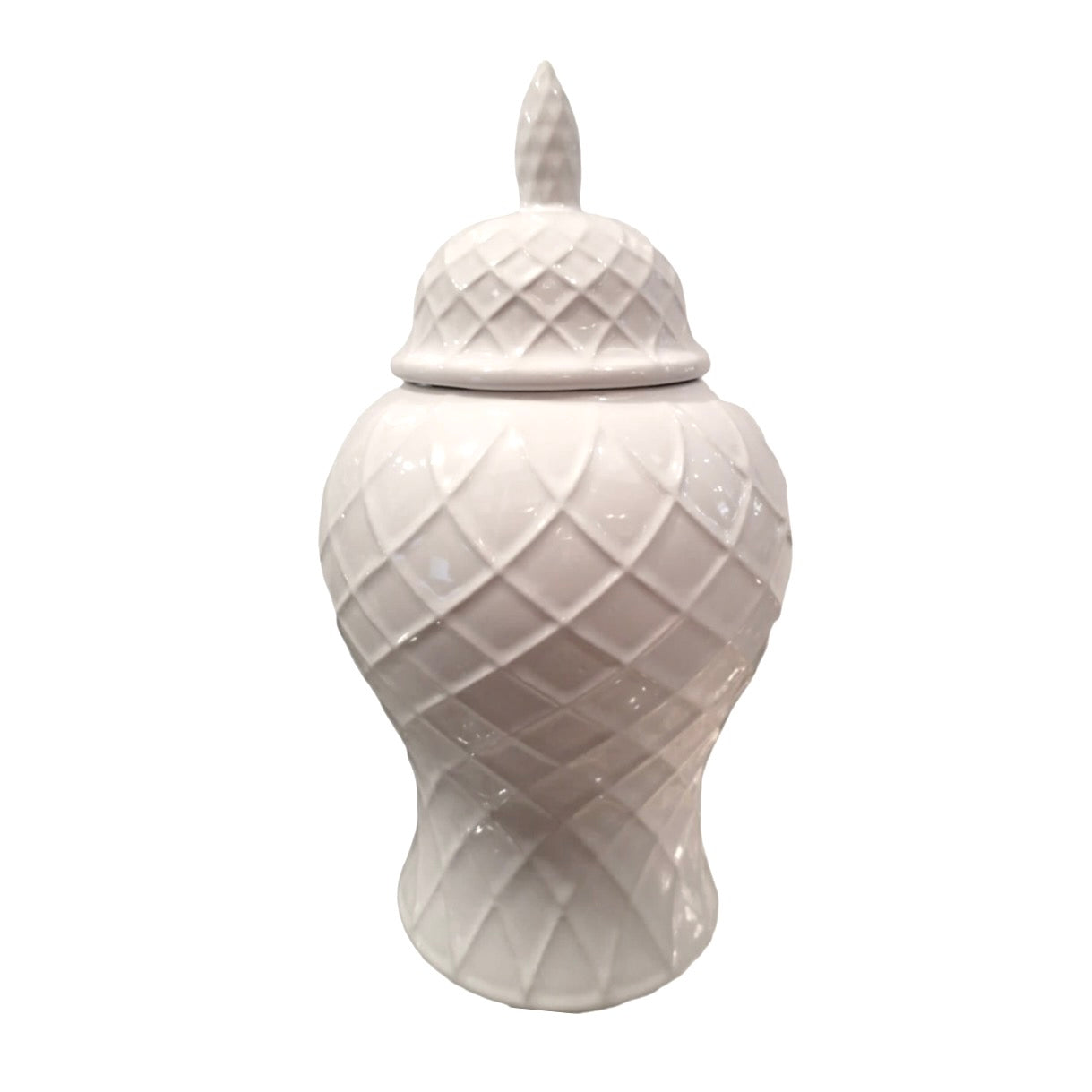 "Coco" White Ceramic Vase Wax Burner