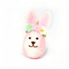 Pink Bunny Head Egg Felt Ornament