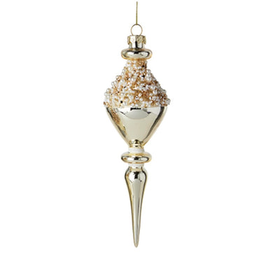 Pearl Beaded Angular Finial