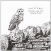 "To be old & wise..." Owl Greeting Card | Putti Celebrations
