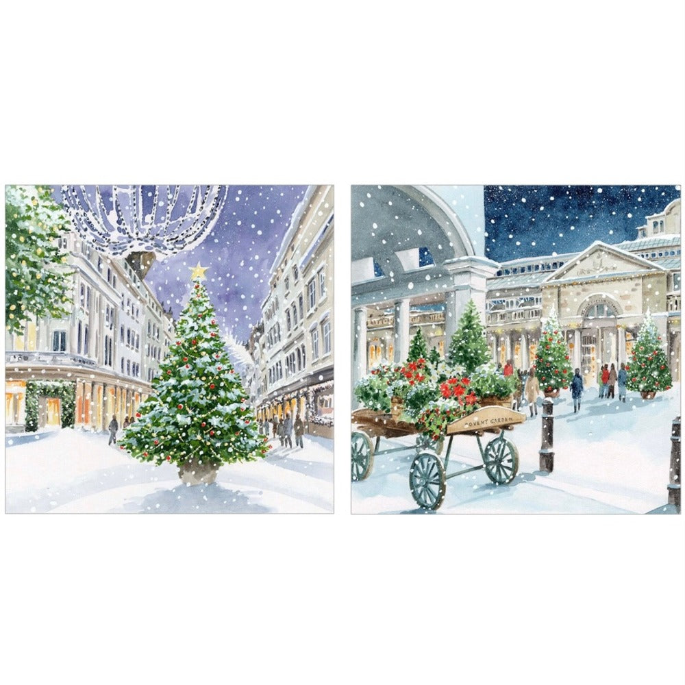 The Art File Covent Garden Christmas Greeting Card Wallet | Putti Christmas 
