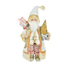 Gold Standing Santa with Tree and Gift Bag | Putti Christmas Canada