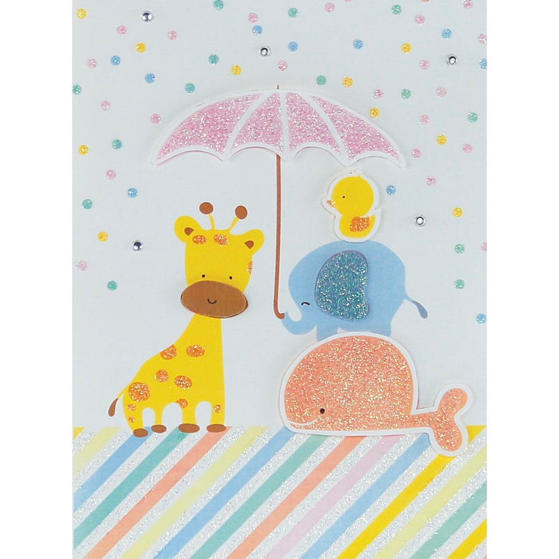 Graphique de France  Baby Shower Animals Greeting Card | Putti fine Furnishings 