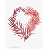Seaweed Artist - Heart Seaweed Art Greeting Cards Design #55 | Putti Fine Furnishings