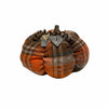 Rust Plaid Stuffed Pumpkin