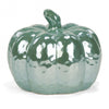 Pastel Green Lusterware Ceramic Pumpkin | Putti Thanksgiving Celebrations