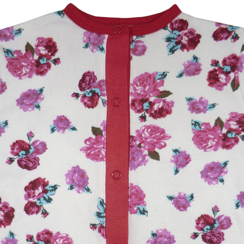  Red Rose Floral Onesie, PC-Powell Craft Uk, Putti Fine Furnishings