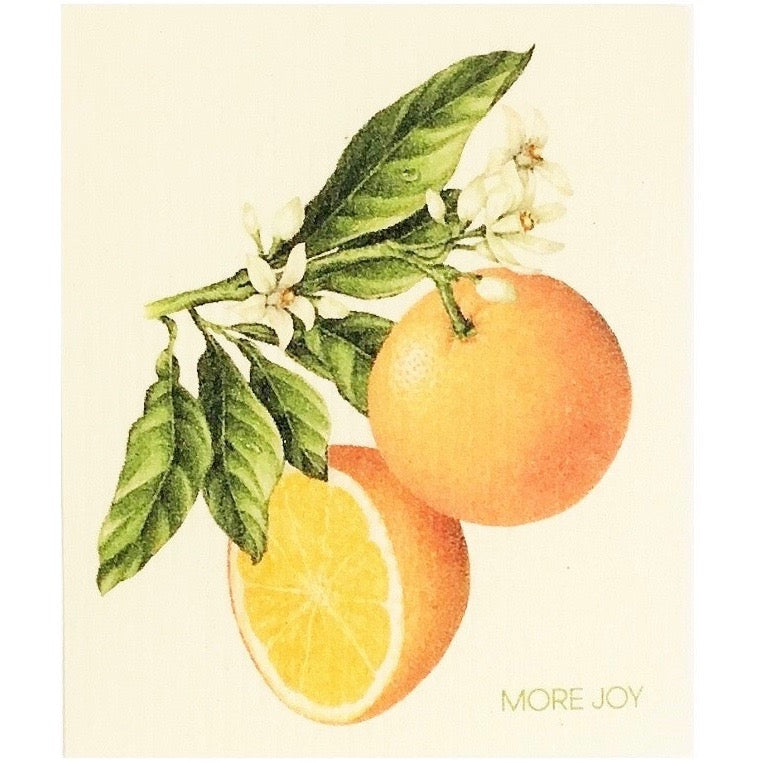 More Joy Oranges Swedish Cloth | Putti Fine Furnishings 