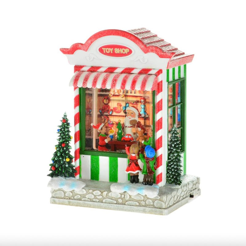 Musical Toy Shop with Perpetual Snow