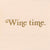"Wine time" Blush Beverage Napkin