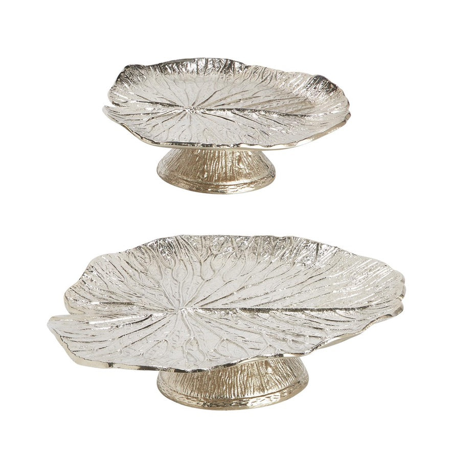 Water Lilly Pedestal Trays | Putti Fine Furnishings