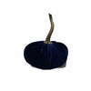Small Velvet Pumpkin - Navy
