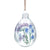 Spring Meadow Glass Egg Ornament