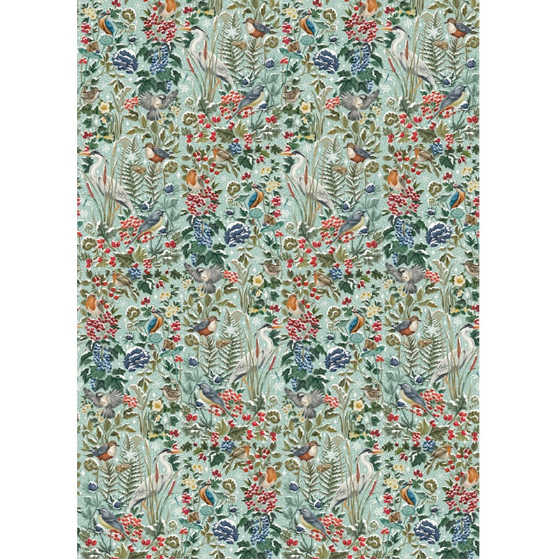 Frosted River Christmas Wrapping Paper Roll