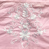 Palma Pink Embroidered Top with Tassel Straps, PC-Powell Craft Uk, Putti Fine Furnishings