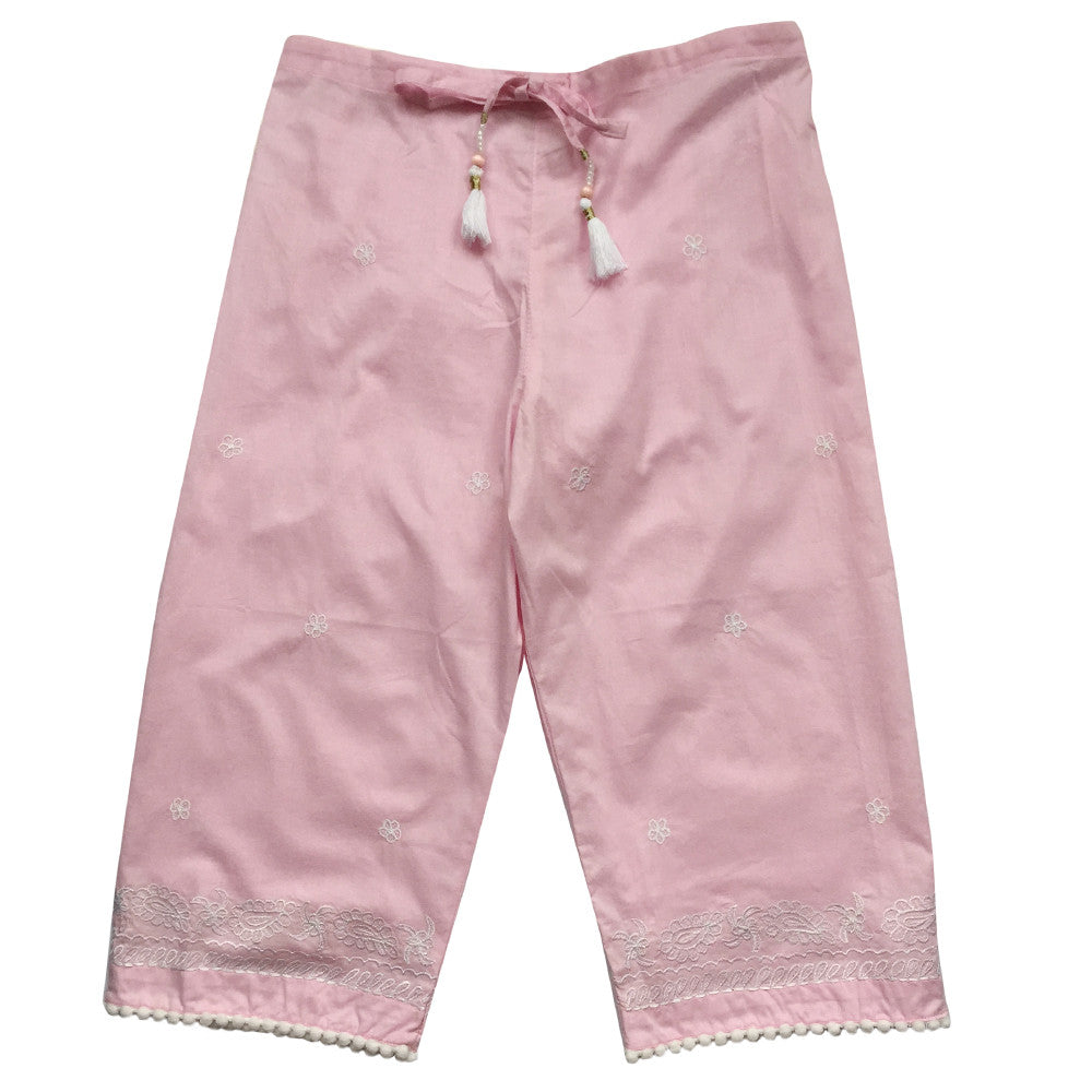  Amalfi Pink Embroidered Pants, PC-Powell Craft Uk, Putti Fine Furnishings