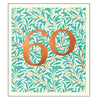 60 Floral Print Greeting Card | Putti Celebrations
