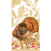 Caspari Woodland Turkey Paper Napkin - Guest | Putti Fine Furnishings Canada