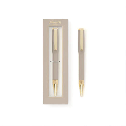 Design Works Ink Boxed Pen - Mushroom | Putti Fine Furnishings Canada 