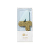 "We Heart Blue" Glitter Number Candle - Four - Le Petite Putti Canada