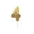 "We Heart Birthdays" Gold Glitter Number Candle - Four| Le Petite Putti Canada