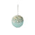 Aqua Sea Net Glass Ornament