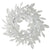 Bay and Lemon Leaf Silver Glitter Wreath | Putti Fine Furnishings 