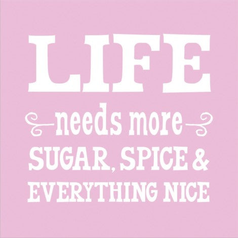"Sugar & Spice" Paper Napkins - Beverage