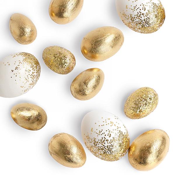Golden Eggs Easter Napkins - Lunch | Le Petite Putti Canada