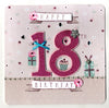 "Happy 18th Birthday" Greeting Card, ID-Incognito Distribution, Putti Fine Furnishings