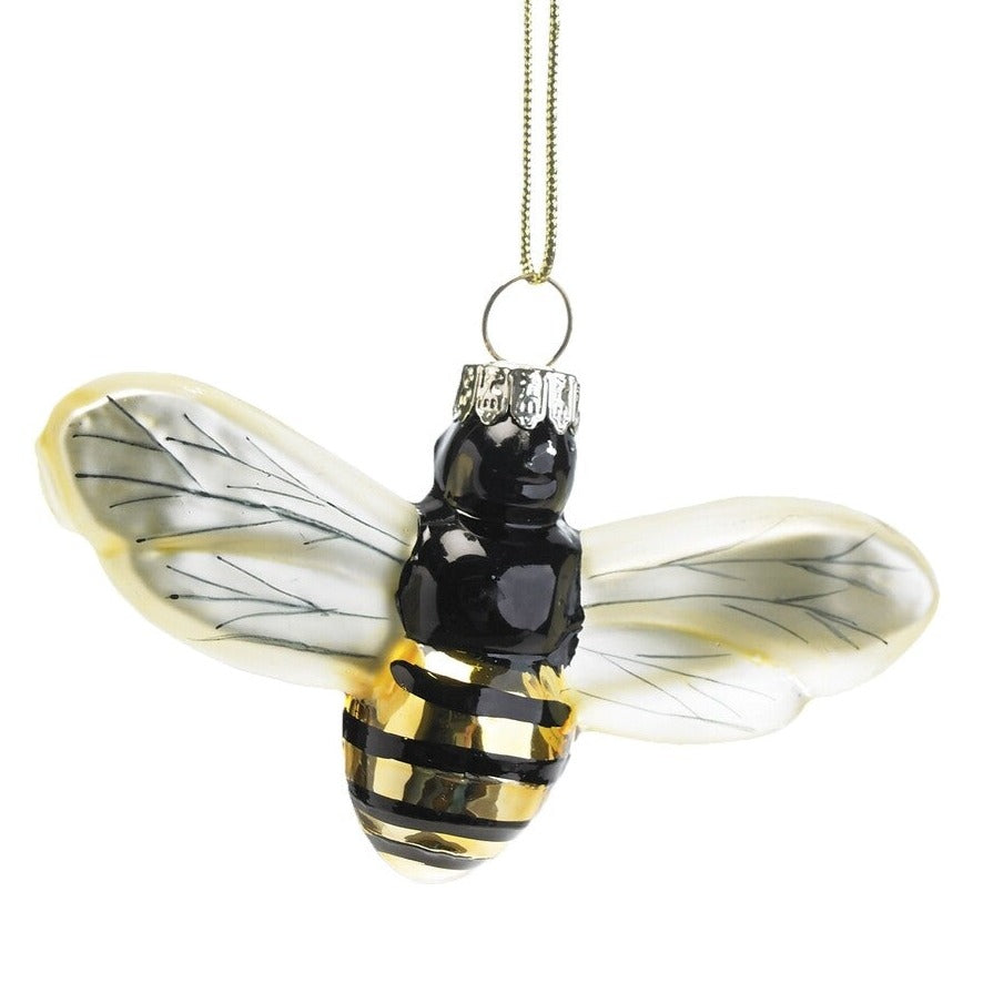 Bee Glass Ornament | Putti Christmas Canada 