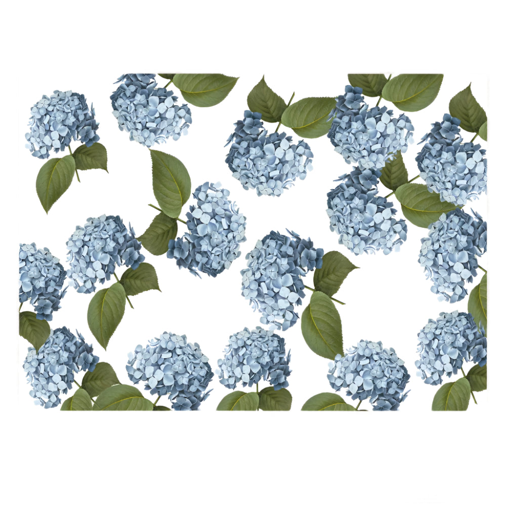 Blue Hydrangea Placemat Pad | Putti Fine Furnishings 