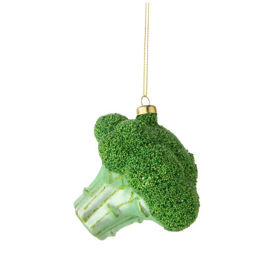 Broccoli Glass Ornament | Putti christmas Canada