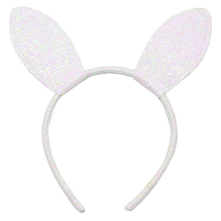 Bunny Ears Headband - White | Le Petite Putti Canada 