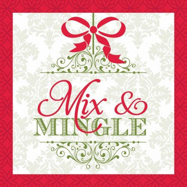 "Mix & Mingle" Paper Napkin - Cocktail -  Party Supplies - Carsim Trading - Putti Fine Furnishings Toronto Canada