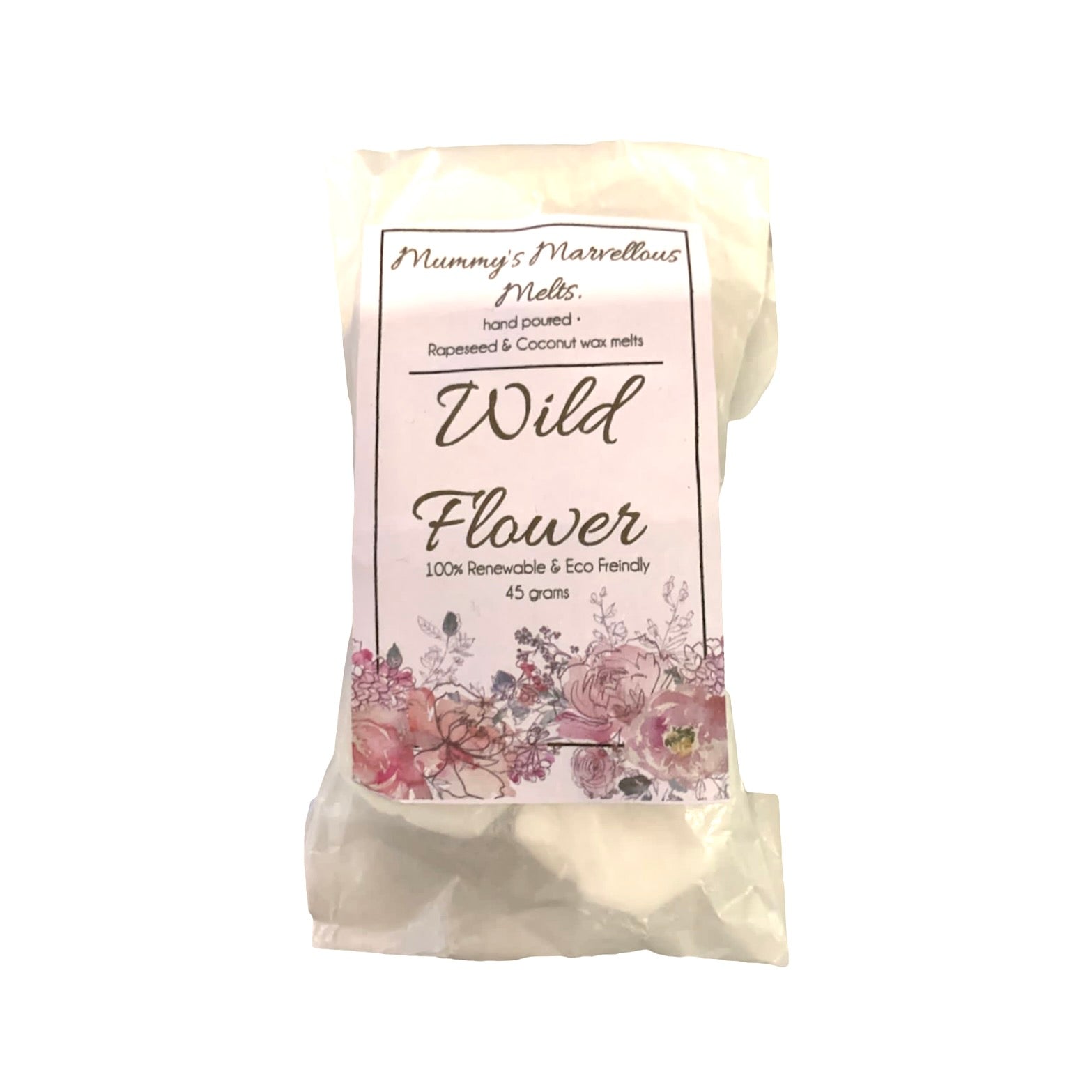 Wild Flower Botanical Rose Wax Melt pkg 6