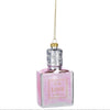 Perfume Bottle Glass Ornament