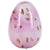 Light Up Egg Shape Glass Orb - Pink | Putti Fine Furnishings Canada