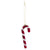 Red and White Candy Cane Glass Ornament | Putti Christmas Decorations 