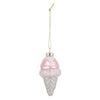 Ice Cream Cone Glass Ornaments