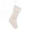 Off White Faux Fur Stocking | Putti Fine Furnishings