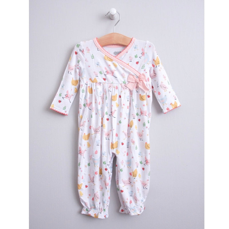 Mud Pie Pink Chicken Convertible Gown | Le Petite Putti Canada