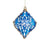 Kurt Adler Blue and White Diamond Acrylic Ornament | Putti Christmas Canada 