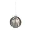 Coastal Glass Ball ornament - Taupe  | Putti Christmas Decorations