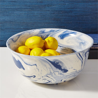 Tozai "Tera Melee" Blue Flared Bowl, TH-Tozai Home, Putti Fine Furnishings