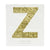 Meri Meri Chunky Gold Glitter Z Sticker