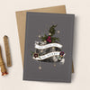 Stephanie Davies "Eat Drink & Be Merry" Pudding Christmas Card | Putti